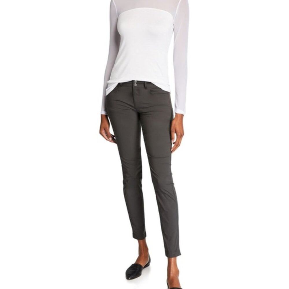 Anatomie Luisa Skinny Travel Business Casual Pants SIZE M Gray 31x28 Stretch NWT